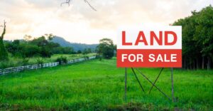 land with a for sale sign